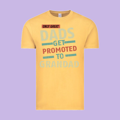 Only Great Dads Get Promoted To Grandad Vintage Tee Designed By Bettercallsaul