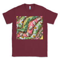 Burgundy Easter Quail Egg And Daisy Classic Tee - RanaPortraitStore