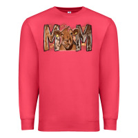Cardinal Rodeo Mom Cow Premium Sweatshirt - CowhideDigitalArt