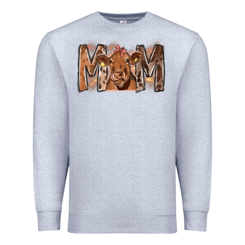 Rodeo Mom Cow Premium Sweatshirt by CowhideDigitalArt | Teevron