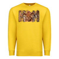 Lemon Rodeo Mom Cow Premium Sweatshirt - CowhideDigitalArt