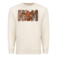 Sandshell Rodeo Mom Cow Premium Sweatshirt - CowhideDigitalArt