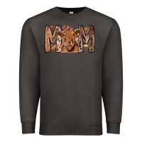 Smoke Rodeo Mom Cow Premium Sweatshirt - CowhideDigitalArt