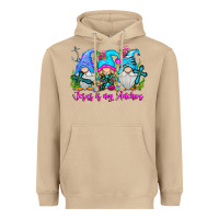 Mushroom Jesus Is My Anchor Heavyweight Hoodie - CowhideDigitalArt