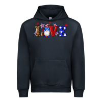 Navy american flag gnomes love Urban Hoodie - Artiststas