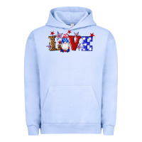 Pigment Grape Ice american flag gnomes love Urban Hoodie - Artiststas