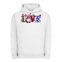 Pigment Lunar Rock american flag gnomes love Urban Hoodie - Artiststas