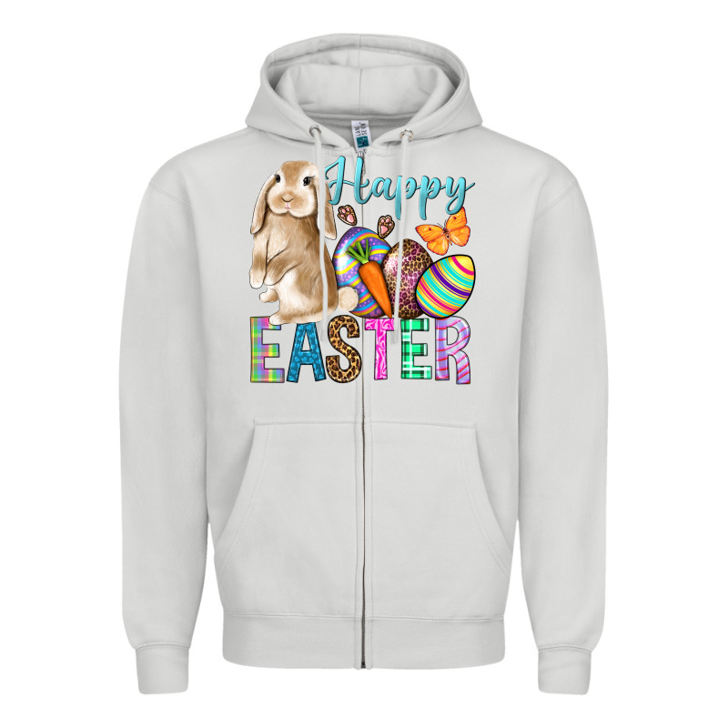 Easter Day With Truck Zipper Hoodie by BundleAndBundleShop | Teevron