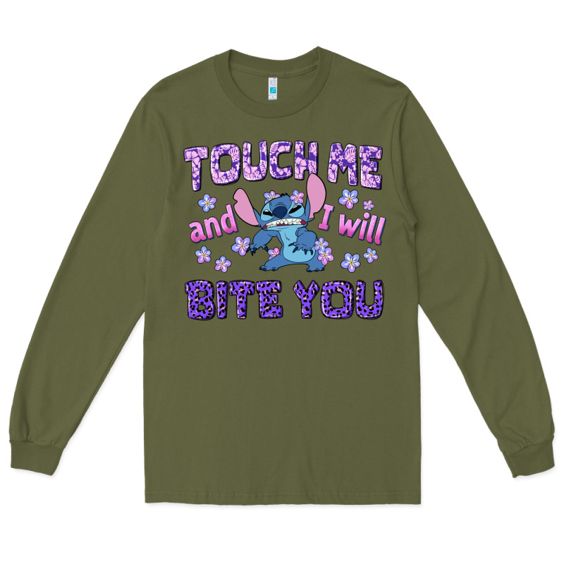 Touch Me And I Will Bite You Long Sleeve Tee by texasbilliewilder | Teevron