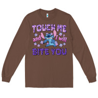 Chestnut touch me and i will bite you Long Sleeve Tee - texasbilliewilder