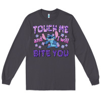 Smoke touch me and i will bite you Long Sleeve Tee - texasbilliewilder