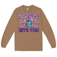 Toasted Coconut touch me and i will bite you Long Sleeve Tee - texasbilliewilder