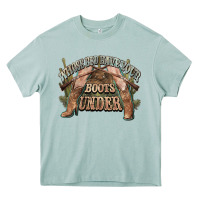 Whose Bed Have Your Boots Under Cowboy Western Heavy Core Tee | Teevron