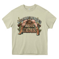 Mossy whose bed have your boots under cowboy western Heavy Core Tee - NancyCooperArtShop