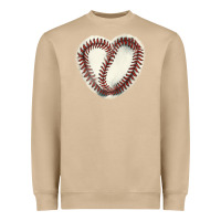 Mushroom Baseball ball heart Heavyweight Sweatshirt - HowdyJamesFarm