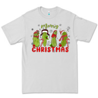 Dove Grey Pickle Merry Christmas Premium Tee - MaliasSmallBusiness