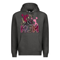 Charcoal Heather Cheer mom Mother's Day Premium Hoodie - FaDigitalArtStudio