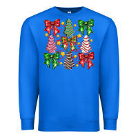 True Royal Christmas Cake Bow Premium Sweatshirt - CowhideDigitalArt