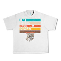Lunar Rock Eat Sleep Basketball Repeat Urban Heavy Tee - Bettercallsaul