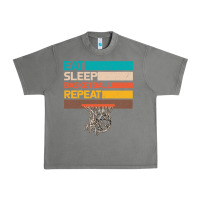 Tornado Eat Sleep Basketball Repeat Urban Heavy Tee - Bettercallsaul