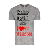 Cloud Rock Keep Calm And Love Furries Vintage Tee - Bettercallsaul