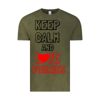 Vintage Olive Keep Calm And Love Furries Vintage Tee - Bettercallsaul