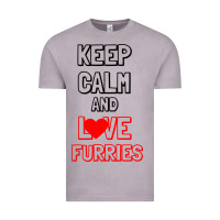 Vintage Zinc Keep Calm And Love Furries Vintage Tee - Bettercallsaul