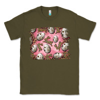 Army Green Easter Quail Eggs And Leopard Bunny Classic Tee - RanaPortraitStore
