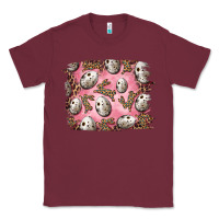 Burgundy Easter Quail Eggs And Leopard Bunny Classic Tee - RanaPortraitStore