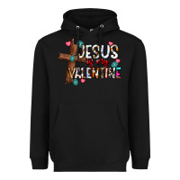 Black jesus is my valentine Heavyweight Hoodie - CowhideDigitalArt