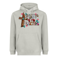Moon Dust jesus is my valentine Heavyweight Hoodie - CowhideDigitalArt