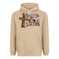 Mushroom jesus is my valentine Heavyweight Hoodie - CowhideDigitalArt