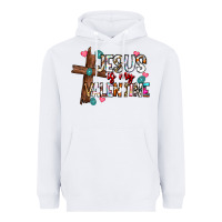 White jesus is my valentine Heavyweight Hoodie - CowhideDigitalArt