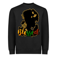 Black Blessed black history Heavyweight Sweatshirt - HowdyJamesFarm