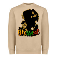 Mushroom Blessed black history Heavyweight Sweatshirt - HowdyJamesFarm