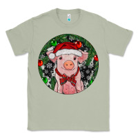 Matcha Sitting Pig Christmas Classic Tee - RanaPortraitStore