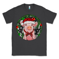 Smoke Sitting Pig Christmas Classic Tee - RanaPortraitStore
