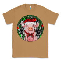 Toasted Coconut Sitting Pig Christmas Classic Tee - RanaPortraitStore