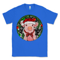 True Royal Sitting Pig Christmas Classic Tee - RanaPortraitStore