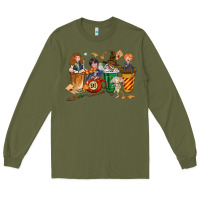 Army Green wizards coffee cups Long Sleeve Tee - texasbilliewilder