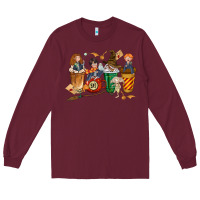Burgundy wizards coffee cups Long Sleeve Tee - texasbilliewilder