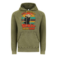 Vintage Olive Day drinking because 2020 sucks Vintage Hoodie - Bettercallsaul