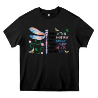 Black dragonfly smile tink give laugh love dream Heavy Core Tee - MaliasSmallBusiness