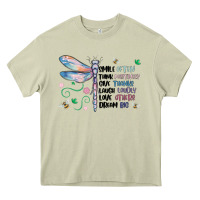 Mossy dragonfly smile tink give laugh love dream Heavy Core Tee - MaliasSmallBusiness