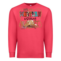 Cardinal My Western Watching Blanket Premium Sweatshirt - CowhideDigitalArt