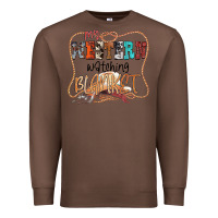Chestnut My Western Watching Blanket Premium Sweatshirt - CowhideDigitalArt