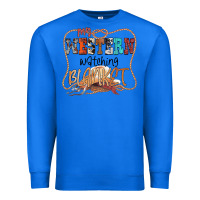 True Royal My Western Watching Blanket Premium Sweatshirt - CowhideDigitalArt