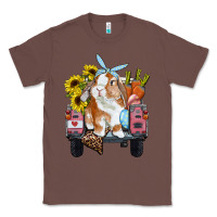 Chestnut Easter truck with bunny sunflowers and eggs Classic Tee - RanaPortraitStore
