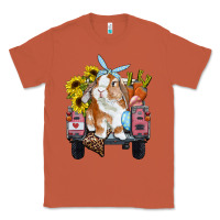 Copper Easter truck with bunny sunflowers and eggs Classic Tee - RanaPortraitStore