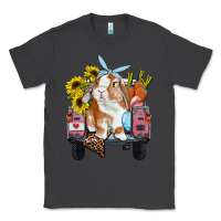 Smoke Easter truck with bunny sunflowers and eggs Classic Tee - RanaPortraitStore